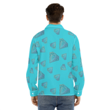Diamonds Meow Long Sleeve Shirt (Neon)