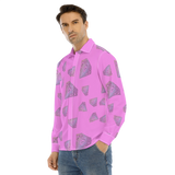 Diamonds Meow Long Sleeve Shirt (Neon)