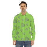 Diamonds Meow Long Sleeve Shirt (Neon)