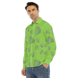 Diamonds Meow Long Sleeve Shirt (Neon)