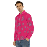 Diamonds Meow Long Sleeve Shirt (Neon)