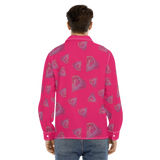 Diamonds Meow Long Sleeve Shirt (Neon)