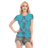 Final Girl Short Sheerly Tee (Neon)