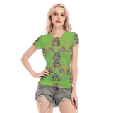 Final Girl Short Sheerly Tee (Neon)