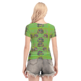 Final Girl Short Sheerly Tee (Neon)