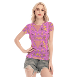 Gridlock Short Sheerly Tee (Neon)