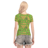 Gridlock Short Sheerly Tee (Neon)