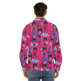Hitop Squiggle Girl Long Sleeve Shirt (Neon)