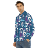 Hitop Squiggle Girl Long Sleeve Shirt(Shadow)