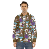 Hitop Squiggle Girl Long Sleeve Shirt(Shadow)