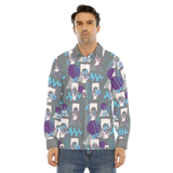 Hitop Squiggle Girl Long Sleeve Shirt(Shadow)