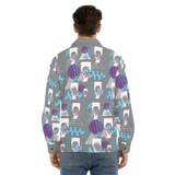 Hitop Squiggle Girl Long Sleeve Shirt(Shadow)