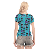 Hitop Squiggle Girl Short Sheerly Tee (Neon)