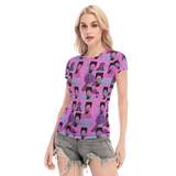 Hitop Squiggle Girl Short Sheerly Tee (Neon)