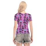 Hitop Squiggle Girl Short Sheerly Tee (Neon)