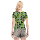 Hitop Squiggle Girl Short Sheerly Tee (Neon)