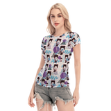 Hitop Squiggle Girl Short Sheerly Tee (Neon)