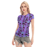 Hitop Squiggle Girl Short Sheerly Tee (Neon)