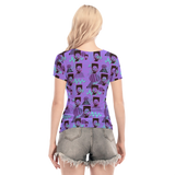 Hitop Squiggle Girl Short Sheerly Tee (Neon)