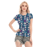Hitop Squiggle Girl Short Sheerly Tee (Shadow)