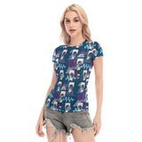 Hitop Squiggle Girl Short Sheerly Tee (Shadow)