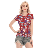 Hitop Squiggle Girl Short Sheerly Tee (Shadow)