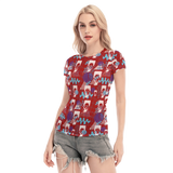 Hitop Squiggle Girl Short Sheerly Tee (Shadow)