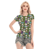 Hitop Squiggle Girl Short Sheerly Tee (Shadow)