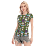 Hitop Squiggle Girl Short Sheerly Tee (Shadow)