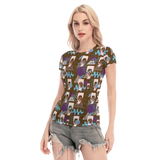 Hitop Squiggle Girl Short Sheerly Tee (Shadow)