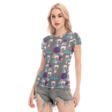 Hitop Squiggle Girl Short Sheerly Tee (Shadow)