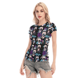 Hitop Squiggle Girl Short Sheerly Tee (Shadow)