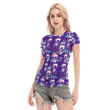 Hitop Squiggle Girl Short Sheerly Tee (Shadow)