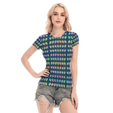 Many Faces Short Sheerly Tee (Shadow)