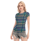 Many Faces Short Sheerly Tee (Shadow)