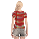 Many Faces Short Sheerly Tee (Shadow)