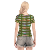 Many Faces Short Sheerly Tee (Shadow)