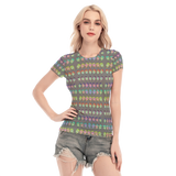 Many Faces Short Sheerly Tee (Shadow)