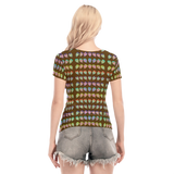Many Faces Short Sheerly Tee (Shadow)