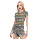 Many Faces Short Sheerly Tee (Shadow)