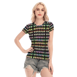 Many Faces Short Sheerly Tee (Shadow)