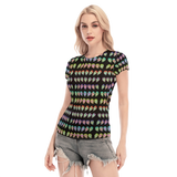 Many Faces Short Sheerly Tee (Shadow)