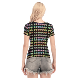 Many Faces Short Sheerly Tee (Shadow)