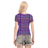Many Faces Short Sheerly Tee (Shadow)