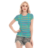 Many Faces Short Sheerly Tee (Neon)