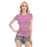 Many Faces Short Sheerly Tee (Neon)