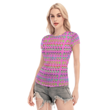 Many Faces Short Sheerly Tee (Neon)