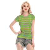 Many Faces Short Sheerly Tee (Neon)