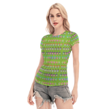 Many Faces Short Sheerly Tee (Neon)