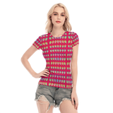 Many Faces Short Sheerly Tee (Neon)